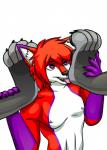 2019 4_toes 5_fingers ambiguous_gender anthro anthro_on_anthro black_nose canid canine claws dipstick_ears duo ear_markings faceless_ambiguous faceless_character feet fingers foot_fetish foot_lick foot_play fox fur fur_markings gloves_(marking) grey_body grey_fur hair hi_res humanoid_hands inner_ear_fluff jawbreakerowl licking male male/ambiguous male_focus mammal markings maxxy_(maxxy_fur) multicolored_body multicolored_ears multicolored_fur nipples open_mouth pink_tongue purple_body purple_eyes purple_fur red_body red_fox red_fur red_hair short_hair simple_background slim solo_focus teeth toe_claws toeless_(marking) toes tongue tongue_out true_fox tuft white_background white_body white_fur