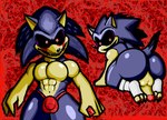 anthro balls big_butt blue_body blue_fur bulge butt clothing fur genitals looking_at_viewer male muscular muscular_anthro muscular_male nude pecs penis red_eyes simple_background smile solo underwear gayguyfella creepypasta sega sonic.exe_(creepypasta) sonic_the_hedgehog_(series) lord_x sonic.exe eulipotyphlan hedgehog mammal digital_media_(artwork)