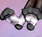4_toes anthro clothing feet foot_fetish foot_focus foot_shot footwear gordon_the_otter hanes hi_res icon mammal muffinvinvin mustelid otter paws socks soles spread_toes spreading toes