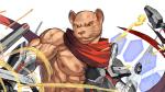 alternate_species anthro male muscular muscular_anthro muscular_male simple_background solo ripped-saurian lifewonders tokyo_afterschool_summoners algernon_(tas) mammal mouse murid murine rodent 2019