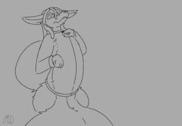 anthro balls big_balls big_penis bodily_fluids bottomless clothed clothing dreadlocks genital_fluids genitals huge_balls huge_penis humanoid_genitalia humanoid_penis hyper hyper_balls hyper_genitalia hyper_penis looking_relieved looking_uncomfortable male penis precum sketch_animation solo sweater sweater_only topwear topwear_only zipper mink_of_the_end cj_batman canid canine canis domestic_dog mammal animated digital_media_(artwork) drawpile_(artwork) frame_by_frame hi_res