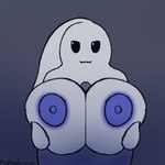 areola big_breasts black_eyes boooobs_(phil_sux) breast_play breasts duo erection female genitals huge_breasts looking_at_viewer male male/female nipples not_furry nude open_mouth penis purple_areola sex simple_background smile titfuck white_body phil_sux ghost humanoid spirit 1:1 animated hi_res short_playtime