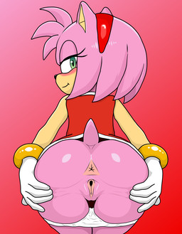 accessory anus butt clothed clothing clothing_around_legs dress female genitals hair_accessory panties panties_around_legs panties_down partially_clothed presenting presenting_anus presenting_hindquarters presenting_vulva solo spread_butt spreading underwear underwear_around_legs underwear_down vulva wrist_accessory wristband quartzfr sega sonic_the_hedgehog_(series) amy_rose animal_humanoid eulipotyphlan eulipotyphlan_humanoid hedgehog hedgehog_humanoid humanoid mammal mammal_humanoid