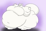 after_transformation anthro belly big_belly big_breasts big_butt big_cheeks big_tail black_eyebrows black_eyes breasts buckteeth butt candy chubby_cheeks dessert eyebrows eyelashes featureless_breasts female food food_transformation hair huge_belly huge_breasts huge_butt huge_tail huge_thighs hyper hyper_belly hyper_butt hyper_tail hyper_thighs looking_at_self looking_down looking_down_at_self marshmallow morbidly_obese morbidly_obese_anthro morbidly_obese_female navel nude nude_anthro nude_female obese obese_anthro obese_female overweight overweight_anthro overweight_female purple_background simple_background smile solo tail teeth thick_thighs transformation weight_gain white_body white_ears white_hair white_inner_ear white_nose white_tail citrusbunny17 susie_(reathe) mammal rodent sciurid tree_squirrel 2024 absurd_res cel_shading colored digital_media_(artwork) hi_res shaded