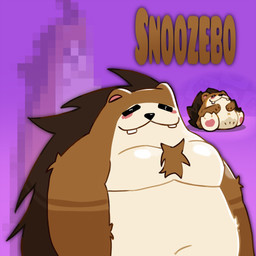 anthro barazoku belly brown_body brown_fur brown_text eyes_closed fur fur_tuft male male/male mosaic navel overweight overweight_anthro overweight_male paws pecs purple_background simple_background solo teeth_showing text tuft white_body furkazry clash_of_critters eulipotyphlan hedgehog mammal snoozebo 1:1 hi_res shaded simple_shading