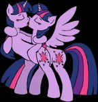 cutie_mark duo eyelashes eyes_closed female female/female female_feral feral french_kissing hooves horn kissing leg_around_partner long_mane long_tail mane multicolored_mane multicolored_tail on_hind_legs pink_mane pink_tail princess purple_hooves purple_horn purple_mane purple_tail purple_wings quadruped red_tongue royalty selfcest simple_background spread_wings square_crossover tail thin_eyebrows tongue transparent_background unguligrade unicorn_horn wings datapony friendship_is_magic hasbro my_little_pony mythology twilight_sparkle_(mlp) equid equine mammal mythological_creature mythological_equine unicorn winged_unicorn 2016 alpha_channel digital_drawing_(artwork) digital_media_(artwork) english_description flat_colors hi_res redraw