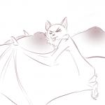 ambiguous_gender anthro areola bat_wings big_breasts breast_hug breasts duo female female/ambiguous huge_breasts hyper hyper_breasts membrane_(anatomy) membranous_wings micro nipples nude simple_background size_difference tongue tongue_out white_background wings ittybittykittytittys disney zootopia deke_(ittybittykittytittys) fan_character bat mammal megabat 1:1 2018