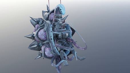 anthro bound deep_penetration deep_throat duo legs_tied male oral oral_penetration penetration sex tentacle_penetration tentacle_sex tentacles foxboyjordy halo_(series) microsoft xbox_game_studios alien huragok kig-yar scalie animated hi_res short_playtime video