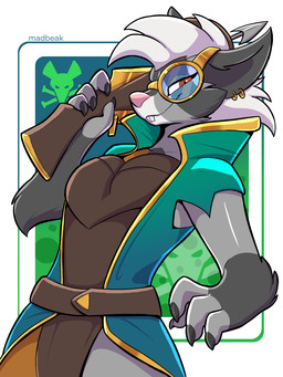 anthro biped claws clothed clothed_anthro clothed_female clothing crossgender eyewear female fingers front_view fur goggles hair holding_object holding_weapon looking_at_viewer mtf_crossgender smile solo standing teeth weapon madbeak league_of_legends riot_games tencent twitch_(lol) mammal murid murine rat rodent 2026 3:4 digital_drawing_(artwork) digital_media_(artwork) hi_res