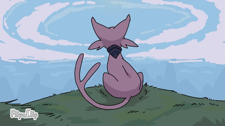 ambiguous_gender badge black_clothing black_ears black_inner_ear blinking blue_body blue_ears blue_fur blue_inner_ear blue_sclera clenched_teeth clothing cloud day duo eyelashes eyes_closed fangs feral floating forehead_gem forked_tail fur gem grass leg_markings looking_at_viewer looking_back looking_back_at_viewer markings multicolored_body multicolored_ears multicolored_fur open_mouth open_smile outside pink_body pink_ears pink_fur pink_tail plant quadruped red_sclera ribbons_(anatomy) sitting smile socks_(marking) solo star_pupils surprised tail teeth tongue two_tone_body two_tone_ears two_tone_fur unusual_anatomy unusual_tail white_body white_eyes white_fur worried mastertrapmon beach_bunny nintendo pokemon pokemon_mystery_dungeon spike_chunsoft jazmine_(mastertrapmon) nissa_(mastertrapmon) eeveelution espeon generation_2_pokemon generation_6_pokemon pokemon_(species) sylveon 16:9 2023 2d_animation animated animation_meme digital_media_(artwork) flipaclip_(artwork) frame_by_frame long_playtime meme multiple_images multiple_scenes sound video widescreen