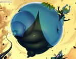 belly belly_squish big_belly big_pussy black_body black_ears black_eyes black_hose blue_body blush body_inflation breasts butt castle cloud deep_navel detailed_background duo ear_piercing female feral floating genitals grey_body grey_helmet hair helium helium_inflation hose_in_butt hose_inflation huge_belly huge_thighs hyper hyper_belly hyper_genitalia hyper_inflation hyper_pear hyper_pussy hyper_thighs inflation inflation_fetish looking_down looking_up low-angle_view male monobutt monobutt_expansion navel not_furry open_mouth orange_hair piercing pink_tongue pussy raised_arms red_eyes sharp_teeth simple_background sky skyscape smile snaggle_tooth squish tan_background teeth thick_thighs tongue tongue_out upward_angle wide_hips yellow_sclera milkybody nintendo the_legend_of_zelda twilight_princess link_(wolf_form) midna canid canine canis humanoid mammal twili wolf 2023 detailed digital_media_(artwork) hi_res shaded