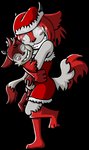 anthro clothing duo female fur hat headgear headwear holidays horn hug male male/female red_body red_fur simple_background smile transparent_background white_body white_fur young young_anthro skashi95 christmas grin_(skashi95) smiley_cindy_(skashi95) canid canid_demon demon grinion_(species) mammal 2019 alpha_channel