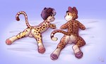 anthro anus backsack balls biped butt duo genitals hair male pawpads perineum pink_pawpads rear_view shota tail young young_anthro young_male iztli iztli_(iztli) cheetah felid feline jaguar mammal pantherine 2025 absurd_res hi_res