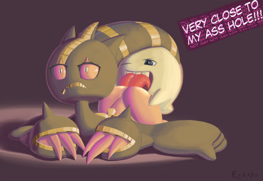 ambiguous/ambiguous ambiguous_gender anal butt butt_lick clothed clothing duo licking no_homo not_furry open_mouth oral rimming sex simple_background tongue tongue_out zipper renabu mario_bros nintendo pokemon boo_(mario) generation_6_pokemon ghost humanoid mega_banette mega_evolution pokemon_(species) spirit 2017 hi_res