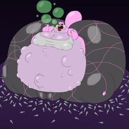 anthro belly belly_expansion beverage beverage_bottle big_belly big_breasts big_butt big_cheeks big_navel big_nipples big_tail big_vulva black_bottomwear black_clothing black_eyebrows black_mouth black_nose black_pants black_sclera black_yoga_pants bloated body_inflation bottle bottomwear bra breasts buckteeth burp_bubble burping butt butt_expansion camel_toe chubby_cheeks clothing container empty_bottle expansion eyebrows female genitals grey_body grey_bra grey_clothing grey_inner_ear grey_sports_bra grey_underwear hair holding_beverage holding_object holding_soda huge_belly huge_breasts huge_butt huge_cheeks huge_navel huge_nipples huge_tail hyper hyper_belly hyper_breasts hyper_butt hyper_genitalia hyper_inflation hyper_navel hyper_nipples hyper_vulva inflation morbidly_obese morbidly_obese_anthro morbidly_obese_female multicolored_body navel nipple_outline nipples obese obese_anthro obese_female open_mouth outie_navel overweight overweight_anthro overweight_female pants pink_body pink_ears pink_hair pink_tail red_tongue sitting soda_bottle soda_inflation solo sports_bra swelling tail teeth three-quarter_view tight_clothing tongue tongue_out two_tone_body underwear vulva white_eyes yoga_pants darylanimates14 susie_(reathe) mammal rodent sciurid tree_squirrel 1:1 2026 absurd_res colored digital_media_(artwork) hi_res