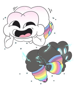 black_clouds blush bodily_fluids butt clothing cloud electrocution female genitals gesture hand_gesture hand_on_head leg_markings legwear legwear_only loli looking_back markings nervous nervous_smile nervous_sweat open_mouth seductive shaking_butt simple_background smile socks_(marking) solo stockings storm sweat v_sign white_background young young_female young_humanoid sariphy cartoon_network the_amazing_world_of_gumball masami_yoshida air_creature elemental_creature humanoid living_cloud mammal 2026 absurd_res digital_media_(artwork) hi_res