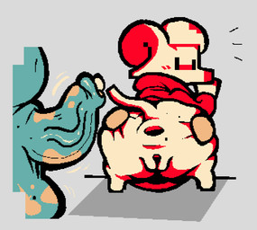 anthro anus big_butt big_penis blue_body blush bodily_fluids bottomless bottomless_anthro bottomless_female butt clothed clothing disembodied_penis duo erection female female_anthro foreskin fur genital_fluids genitals huge_butt humanoid_genitalia humanoid_penis jacket looking_back male penis precum spread_anus spread_butt spreading surprised tail throbbing throbbing_penis topwear vein veiny_penis white_body white_fur inspectormcpig mina_the_hollower yacht_club_games mina_(mina_the_hollower) mammal mouse murid murine rodent 2026 digital_drawing_(artwork) digital_media_(artwork) hi_res sketch