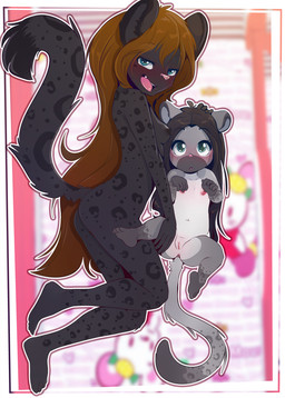 age_difference anthro anus blush breasts butt duo female flat_chested genitals hair loli long_hair looking_at_viewer navel nipples nude presenting_partner simple_background size_difference smaller_female spread_legs spreading toddler vulva young young_anthro young_female sicmop alex_(kittyprint) pepper_(kittyprint) felid leopard mammal pantherine snow_leopard 2021 hi_res aunt_(lore) aunt_and_niece_(lore) niece_(lore)
