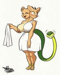 anthro areola bouncing_breasts breasts clothed clothing female living_tail multi_head nipples one_breast_out simple_background snake_tail tail unusual_anatomy unusual_tail white_background wide_hips tansau european_mythology greek_mythology mythology bovid caprine chimera felid goat mammal mythological_chimera mythological_creature pantherine reptile scalie snake 2022 hi_res