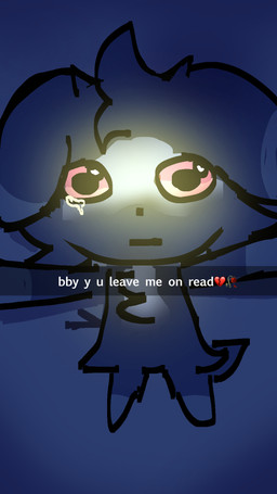ambiguous_gender bed_sheet bedding biped bipedal_feral bodily_fluids cheek_tuft chest_tuft dot_nose electronics emoji facial_tuft feral floppy_ears folded_ears fur head_tuft holding_object holding_phone humor looking_at_viewer lying neutral_expression on_back phone pink_eyes pupils purple_body purple_fur short_tail small_nose solo tail tears text tuft white_paws wide_eyed reiesp_(artist) nintendo pokemon espurr felid feline generation_6_pokemon mammal pokemon_(species) 9:16 colored hi_res shaded tagme