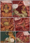 after_vore ambiguous_gender belly_scales bodily_fluids bodily_noises bold_text border color_coded color_coded_text comic detailed_internal dialogue different_sound_effects digestion digestion_noises dragon dragonite eeveelution element_drop_shadow english_text evil_grin expressive_sound_effect feathers_(artist) feral flareon generation_1_pokemon generation_4_pokemon group horn internal leafeon melting membrane_(anatomy) membranous_wings multicolored_body multicolored_scales mythological_creature mythological_scalie mythology nintendo oculama onomatopoeia orange_body orange_scales orange_skin partially_submerged pokemon pokemon_(species) reptile rumbling_stomach scales scalie smile smirk sound_effects species_in_dialogue speech_bubble spiral spiral_eyes spiral_oculama splat squelching stomach_acid stuttering talking_to_another tan_body tan_scales text text_drop_shadow text_emphasis translated underline vore white_border wings
