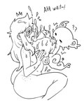 areola aroused_face balls big_balls big_breasts big_penis blush blush_lines bodily_fluids breast_grab breast_play breasts butt cum cum_in_hair cum_on_breasts cum_on_face dominant dominant_feral dominant_male ear_blush erection eyewear female feral freckled_butt freckled_face freckled_shoulders freckles genital_fluids genitals glasses hair hand_on_breast horn huge_breasts huge_penis hyper hyper_genitalia hyper_penis larger_human male male/female nipple_fetish nipple_piercing nipple_play nipples penis piercing quadruped sex simple_background size_difference small_but_hung smaller_feral smaller_male suckling tail thick_tail titfuck vein veiny_penis seb_mujinn mythology mujinn dragon human mammal mythological_creature mythological_scalie scalie 2022 hi_res monochrome