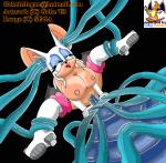 anthro black_background blue_eyes bodily_fluids breasts copyright_symbol cum cum_in_ear cum_inside ear_penetration female genital_fluids interspecies nipples penetration simple_background solo symbol tentacles tongue tongue_out vaginal gabe surfing_charizard third-party_edit sega sonic_the_hedgehog_(series) rouge_the_bat 2003 2d_animation animated loop low_res short_playtime