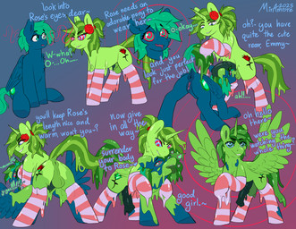 absorption_vore abstract_background animal_genitalia animal_penis anus ball_worship body_worship butt clothing corruption cutie_mark dialogue dominant duo equine_genitalia equine_penis erection feathers female feral flower from_behind_position genital_worship genitals good_girl gynomorph horn hypnosis intersex intersex/female legwear looking_at_viewer mane mind_control mounting open_mouth penetration penile penis plant presenting presenting_hindquarters presenting_vulva ringed_eyes rose_(flower) sex sheath simple_background species_transformation spiral spiral_background stockings submissive submissive_female text tongue tongue_out transformation vaginal vaginal_penetration vore vulva wings miramore hasbro my_little_pony mythology rose_thorn_(character) equid equine goo_creature mammal mythological_creature mythological_equine pegasus unicorn digital_media_(artwork) english_text hi_res female_(lore)