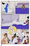anal anal_fingering anthro anthro_on_anthro antlers anus areola backsack balls bed bedding bedroom biped blanket blush brown_body brown_fur brown_hair butt cutaway dialogue dirty_talk duo erection eyes_closed fingering fingers fur furniture genitals grey_body grey_fur hair horn humanoid_hands imminent_anal interspecies looking_aside looking_at_another lube lube_bottle lube_on_butt lying male male/male nipples on_bed on_front page_number pecs penis perineum pillow plushie presenting presenting_anus presenting_hindquarters short_hair short_tail smile speech_bubble tail talking_to_another text towel gearfox98 francis_(gearfox98) hector_(gearfox98) arctic_hare deer hare lagomorph leporid mammal 2023 artist_name colored comic english_text hi_res url