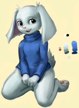 anthro black_eyes bottomless cave_story fur kneeling lagomorph mammal mimiga open_mouth pawpads scar sketchstick solo sue_sakamoto video_games white_fur
Rating: Questionable
Score: 10
User: Rubbit
Date: December 15, 2013