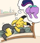 anthro bodily_fluids clothed clothing cum cum_in_diaper diaper diaper_fetish erection erection_in_diaper eyes_closed fur genital_fluids male sleeping solo tenting unclean_diaper wearing_diaper wet_dream yellow_body yellow_fur aproboo friendship_is_magic hasbro my_little_pony nintendo pokemon paru_(parumpee) twilight_sparkle_(mlp) generation_1_pokemon pikachu pokemon_(species) digital_media_(artwork) hi_res