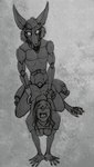 anthro breasts clothing duo female female_penetrated forced hair hat headgear headwear interspecies machine male male/female male_penetrating male_penetrating_female open_mouth penetration rape sex sayuncle five_nights_at_freddy's scottgames foxy_(fnaf) animatronic canid canine fox human mammal robot 2014 digital_media_(artwork) hi_res monochrome