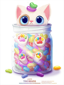 ambiguous_gender bean blue_eyes candy container dessert eye_markings feral food fur humor jar jelly_bean markings multicolored_pawpads pawpads pink_ears pink_nose pun simple_background solo tan_body tan_fur text visual_pun white_background white_body white_fur piper_thibodeau domestic_cat felid feline felis mammal 2019 digital_media_(artwork) digital_painting_(artwork) painting_(artwork) url