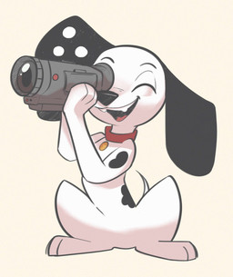 black_spots camera feral fur holding_camera holding_object male markings solo spots spotted_body spotted_fur white_body white_fur dauddalmata 101_dalmatian_street 101_dalmatians disney clayton_(babart101dal) fan_character canid canine canis dalmatian domestic_dog mammal absurd_res hi_res