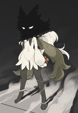 3_fingers 3_toes anthro biped breast_curtains breasts featureless_crotch feet female fingers front_view fur hair holding_object navel nipple_outline nude nude_anthro nude_female small_breasts solo standing tail toes zinfyu nintendo pokemon generation_9_pokemon meowscarada pokemon_(species) 2025 absurd_res digital_drawing_(artwork) digital_media_(artwork) hi_res