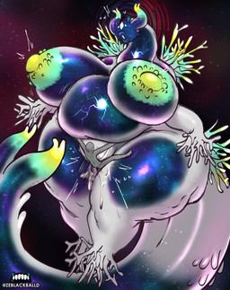 areola biped breasts duo female female_penetrated heart_symbol human_on_humanoid human_penetrating human_penetrating_humanoid humanoid_penetrated interspecies looking_pleasured macro male male/female male_penetrating multicolored_body nipples nude penetration penile penile_penetration sex size_difference space thick_thighs ze_blackball.d the_guardian_(ze_black) alien human humanoid mammal absurd_res hi_res