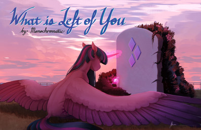 cloud cloudy_sky cutie_mark female feral horn jewelry magic pendant plant sky solo telekinesis tombstone wings maxiima friendship_is_magic hasbro my_little_pony mythology rarity_(mlp) twilight_sparkle_(mlp) equid equine mammal mythological_creature mythological_equine winged_unicorn absurd_res digital_media_(artwork) digital_painting_(artwork) hi_res painting_(artwork)