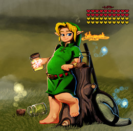 barefoot feet male solo vore conditional_dnp tanookicatoon nintendo ocarina_of_time the_legend_of_zelda young_link invalid_background invalid_color invalid_tag tag_(disambiguation) hi_res