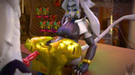 anthro anthro_on_anthro anthro_penetrated anthro_penetrating anthro_penetrating_anthro antlers armor armwear big_breasts black_armwear black_body black_clothing black_fur black_gloves black_handwear black_legwear black_nose black_stockings black_topwear black_vest blue_eyes bodily_fluids bracelet breasts clothed clothing cum cum_from_vagina cum_in_vagina cum_inside cum_on_belly cum_on_body cum_splatter duo erection female female_penetrated fingerless_gloves fur genital_fluids genitals gloves grey_body grey_fur grey_hair grey_pussy hair handwear harness horn inside interspecies jewelry knot knot_fucking knotting legwear looking_down lying male male/female male_penetrating male_penetrating_female multiple_angles on_back orgasm pantsless penetration penis red_penis sex shaking sound_effects spread_legs spreading stockings table_lotus_position thick_thighs topwear trembling vaginal vaginal_penetration vest vulva white_body white_fur white_hair yellow_clothing yellow_horn yellow_legwear twitchyanimation chocoscorner_(modeler) wallimog_(modeler) mihoyo pseudoregalia zenless_zone_zero sybil_(pseudoregalia) von_lycaon bovid canid canine canis caprine goat jackalope lagomorph mammal thiren wolf 16:9 2025 3d_(artwork) 3d_animation animated digital_media_(artwork) hi_res huge_filesize loop short_playtime sound voice_acted webm widescreen
