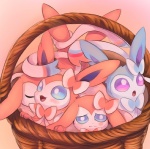 alternate_color ambiguous_gender basket blue_eyes blue_fur blue_sclera eeveelution eyes_closed fangs feral fur group half-closed_eyes joltik_(artist) nintendo open_mouth pink_fur pokémon purple_eyes purple_sclera red_fur sylveon video_games white_fur
Rating: Safe
Score: 14
User: Juni221
Date: August 25, 2013