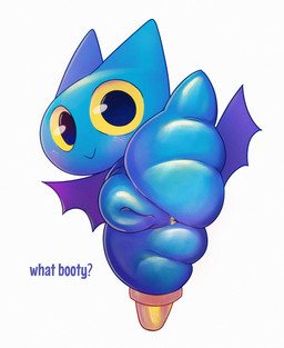 anthro anus big_butt blue_body blush butt casual_nudity dialogue female flexible genitals innie_vulva loli looking_at_viewer membrane_(anatomy) membranous_wings nude one_leg_up pegleg plump_labia raised_leg simple_background smile solo splits spread_legs spreading standing text thick_thighs vertical_splits vulva white_background wide_hips wings yellow_anus yellow_sclera young young_anthro young_female naughtymoff zeklullaby cartoon_network mao_mao:_heroes_of_pure_heart adorabat bat mammal 2026 digital_media_(artwork) english_text hi_res