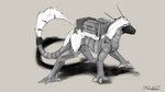 antennae_(anatomy) beast_of_burden crate feral fluffy machine metallic_body pack_animal quadruped segmented_body solo supplies tail visor wood_crate diamondbackdrake robot robot_feral sergal 16:9 colored_sketch concept_art digital_drawing_(artwork) digital_media_(artwork) hi_res signature sketch unfinished widescreen