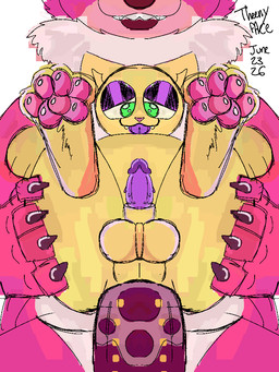 anal balls bedroom_eyes bestiality big_balls big_penis feet feral foot_focus from_behind_position genitals green_eyes humanoid_genitalia humanoid_penis leg_grab male male/male narrowed_eyes pawpads penis piercing seductive sex size_difference small_penis thigh_grab theenyface butters_(theenyface) canid canine canis domestic_cat felid feline felis mammal wolf 3:4