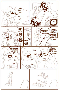 11_panel_comic 4_fingers 5_fingers anthro begging big_ears border bottomwear chair closed_smile clothed clothing computer computer_keyboard computer_monitor dialogue directional_arrow dogeza door_kick duo electronics eyebrows fingers floppy_ears fur furniture gaming gaming_chair hair humor inside kick kneeling lightswitch long_ears looking_at_another male mouth_closed narrowed_eyes on_chair onomatopoeia open_mouth pants playing_video_game pose shirt simple_background sitting sitting_on_chair smile sound_effects sparkles speech_bubble text thick_eyebrows topwear white_background white_border white_clothing white_shirt white_topwear yelling yelling_at_another shoutingisfun nintendo nolgorb's_ordeal pokemon ralph_(shoutingisfun) generation_4_pokemon human lopunny mammal pokemon_(species) 2025 comic english_text hi_res multiple_scenes
