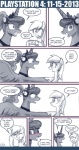 blush comic derpy_hooves_(mlp) equine female feral friendship_is_magic headphones horn horse john_joseco my_little_pony pegasus pony princess_luna_(mlp) smile suit winged_unicorn wings
Rating: Safe
Score: 3
User: darknessRising
Date: August 21, 2013
