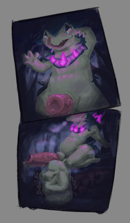 animal_genitalia animal_penis bodily_fluids cock_vore cum forest_background genital_fluids genitals leaking_cum male penile penis sweat sweaty_genitalia vore .f_9578 nintendo pokemon fus(fus_the_typhlosion) generation_8_pokemon hisuian_form hisuian_typhlosion pokemon_(species) regional_form_(pokemon)