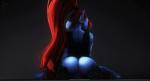 blue_body blue_skin boots bottomless butt clothed clothing female footwear genitals hair long_hair muscular muscular_female muscular_humanoid ponytail pussy rear_view red_hair shirt shoes solo tank_top topwear lamoz571 wo262_(modeler) undertale undertale_(series) undyne animal_humanoid fish fish_humanoid humanoid marine marine_humanoid 3d_(artwork) digital_media_(artwork) hi_res