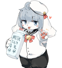 ahoge ambiguous_anthro ambiguous_gender anthro biped blep bottomwear clothed clothed_ambiguous clothed_anthro clothing container drinking drinking_straw floppy_ears front_view fully_clothed fully_clothed_ambiguous fully_clothed_anthro fur gesture grey_eyes grey_hair hair hand_gesture hat headgear headwear looking_aside lop_ears milk_carton milk_container monotone_hair sailor_cap shirt short_hair shorts simple_background smile solo straight_hair tongue tongue_out topwear v_sign white_background white_body white_clothing white_fur white_shirt white_topwear ookm lagomorph leporid mammal rabbit 2023 cel_shading digital_drawing_(artwork) digital_media_(artwork) shaded