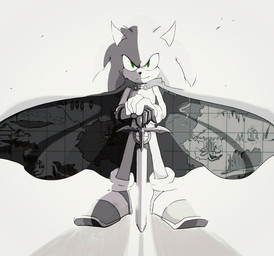 anthro cape clothing footwear gloves green_eyes handwear holding_melee_weapon holding_object holding_sword holding_weapon male map melee_weapon shoes smile solo standing sword weapon mhhm48759902 sega sonic_and_the_black_knight sonic_storybook_series sonic_the_hedgehog_(series) caliburn sonic_the_hedgehog eulipotyphlan hedgehog mammal 2018 greyscale hi_res monochrome spot_color
