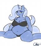 2014 anthro anthrofied blue_body blue_eyes blue_hair bra chubby crispychris equine female friendship_is_magic hair half-closed_eyes horn horse looking_at_viewer mammal my_little_pony navel panties pony smile solo trixie_(mlp) underwear unicorn
Rating: Questionable
Score: 6
User: lemongrab
Date: March 11, 2014